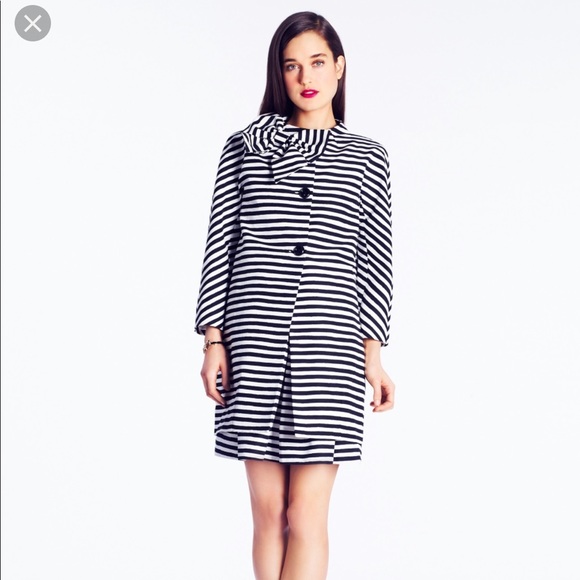 kate spade Jackets & Blazers - Kate spade Dorothy coat with bow